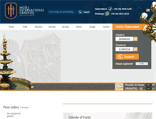 Tablet Screenshot of hotelinternacionalgravatal.com.br